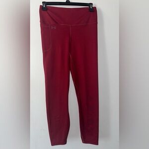 Under Armour Women's Burgundy Leggings